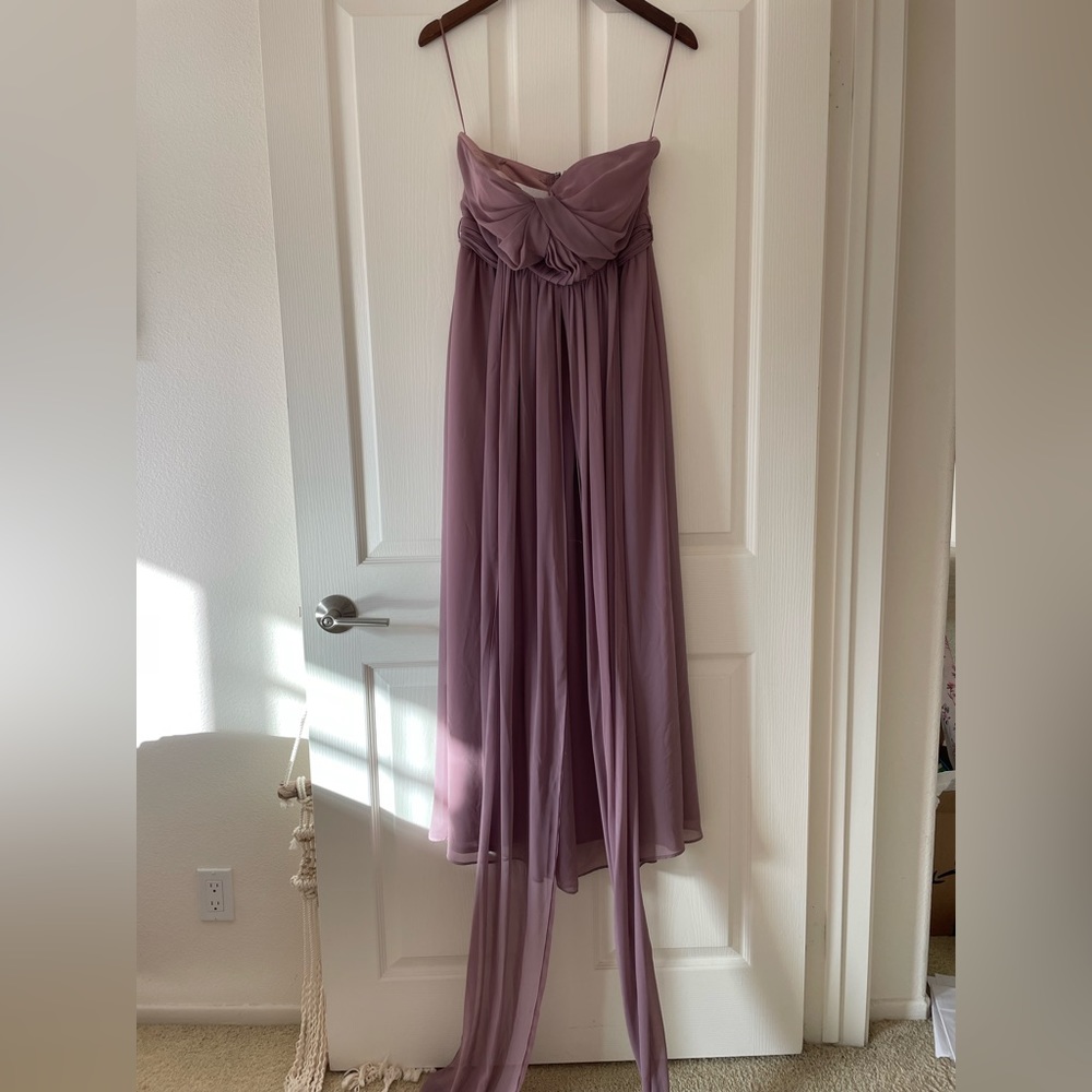 Birds Grey convertible bridesmaid dress